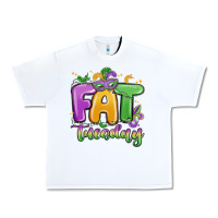 White fat tuesday Urban Heavy Tee - MaliasSmallBusiness