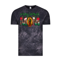 Cloud Black mexican mom our lady of guadalupe leopard Vintage Tee - JahusDesignShop
