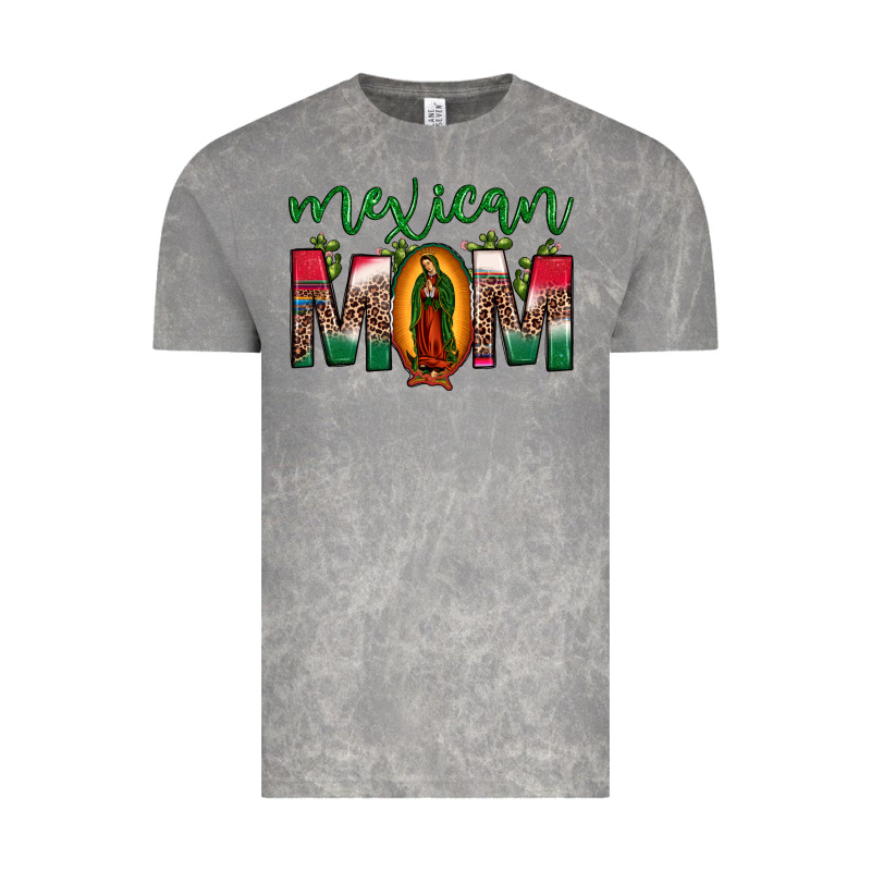 Mexican Mom Our Lady Of Guadalupe Leopard Vintage Tee by JahusDesignShop | Teevron