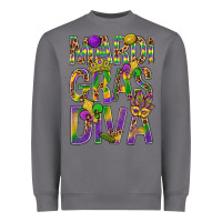 Mardi Gras Diva Heavyweight Sweatshirt | Teevron