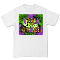 White trick or treat mouse pad Premium Tee - BundleAndBundleShop