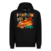 Black pumpkin pie lover Premium Hoodie - CowGirlArtShop