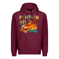 Burgundy pumpkin pie lover Premium Hoodie - CowGirlArtShop
