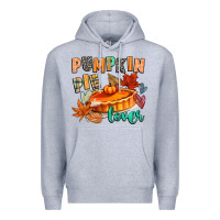 Heather Grey pumpkin pie lover Premium Hoodie - CowGirlArtShop