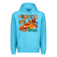 Ocean Blue pumpkin pie lover Premium Hoodie - CowGirlArtShop