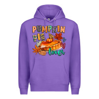 Purple pumpkin pie lover Premium Hoodie - CowGirlArtShop