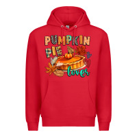 Red pumpkin pie lover Premium Hoodie - CowGirlArtShop