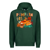 Sports Green pumpkin pie lover Premium Hoodie - CowGirlArtShop