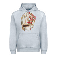 Heather Grey Catchers Mitt Fa Element Urban Hoodie - FaDigitalArtStudio
