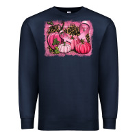 Navy cancer pumpkins Premium Sweatshirt - CowGirlArtShop