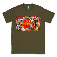 Army Green basketball mama Classic Tee - CowhideDigitalArt