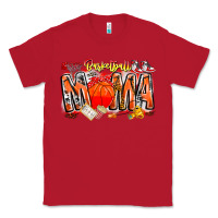 Red basketball mama Classic Tee - CowhideDigitalArt