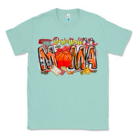 Seafoam basketball mama Classic Tee - CowhideDigitalArt