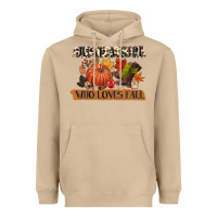 Mushroom just a girl who loves fall Heavyweight Hoodie - CowGirlArtShop