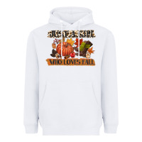 White just a girl who loves fall Heavyweight Hoodie - CowGirlArtShop