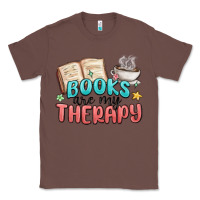 Chestnut books are my therapy Classic Tee - MaliasSmallBusiness