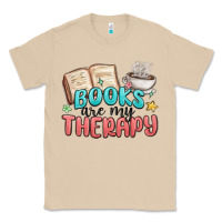 Mushroom books are my therapy Classic Tee - MaliasSmallBusiness