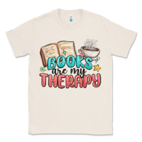 Natural books are my therapy Classic Tee - MaliasSmallBusiness