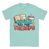 Seafoam books are my therapy Classic Tee - MaliasSmallBusiness
