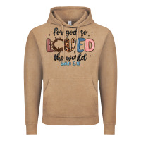 Vintage Coffee for god so loved the world Vintage Hoodie - MaliasSmallBusiness