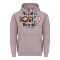 Vintage Zinc for god so loved the world Vintage Hoodie - MaliasSmallBusiness