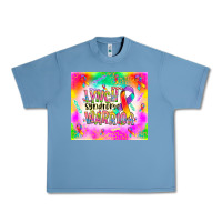 Pebble Blue lynch stndrome warrior Urban Heavy Tee - NancyCooperArtShop