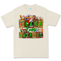 Bone teach love inspire with Christmas and teacher elements Premium Tee - AdoDesignShop