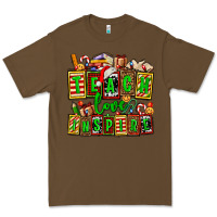 Cacao teach love inspire with Christmas and teacher elements Premium Tee - AdoDesignShop