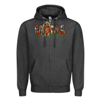 Charcoal Heather Our Lady of Guadalupe Mama Zipper Hoodie - texasbilliewilder