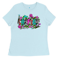 Baby Blue crafter Ladies Tee - AdoDesignShop