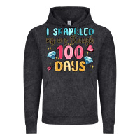 Vintage Black i sparkled my way through 100 days Vintage Hoodie - MaliasSmallBusiness