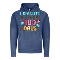 Vintage Denim i sparkled my way through 100 days Vintage Hoodie - MaliasSmallBusiness