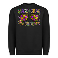 Black Mardi gras dude Heavyweight Sweatshirt - BundleAndBundleShop