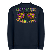 Navy Mardi gras dude Heavyweight Sweatshirt - BundleAndBundleShop