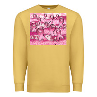 Antique Gold ribbon  breast cancer Premium Sweatshirt - CowGirlArtShop