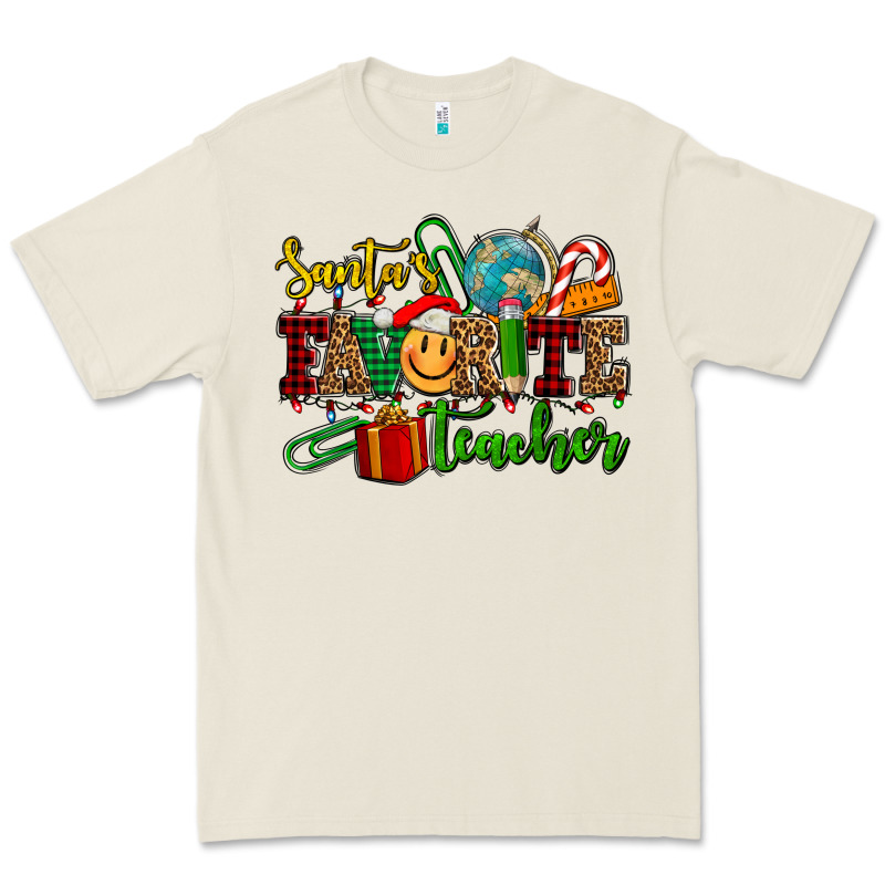 Santa's Favorite Teacher Premium Tee by AdoDesignShop | Teevron
