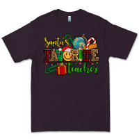 Plum santa's favorite teacher Premium Tee - AdoDesignShop