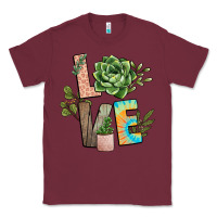 Burgundy plant love Classic Tee - NancyCooperArtShop