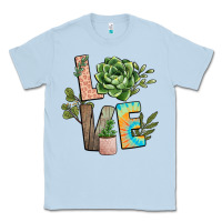 Dusty Blue plant love Classic Tee - NancyCooperArtShop