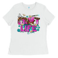White craft life Ladies Tee - AdoDesignShop