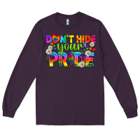 Plum LGBTQ+ Don't Hide Your Pride Long Sleeve Tee - BundleAndBundleShop