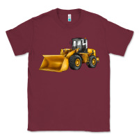 Burgundy bulldozer Classic Tee - JahusDesignShop