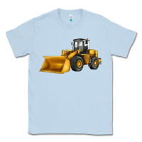 Dusty Blue bulldozer Classic Tee - JahusDesignShop