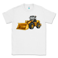 White bulldozer Classic Tee - JahusDesignShop