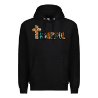 Black thankful Premium Hoodie - JahusDesignShop