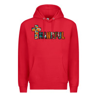 Red thankful Premium Hoodie - JahusDesignShop