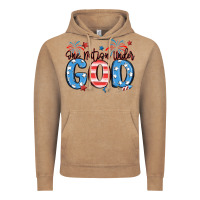 Vintage Coffee one nation under god Vintage Hoodie - MaliasSmallBusiness