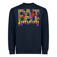 Navy Mardi Gras fat tuesday Heavyweight Sweatshirt - BundleAndBundleShop