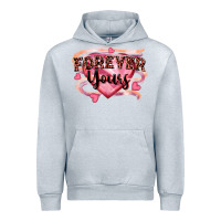 Heather Grey forever yours Urban Hoodie - FaDigitalArtStudio