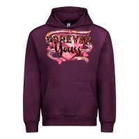 Mauve Wine forever yours Urban Hoodie - FaDigitalArtStudio